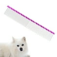 thumbnail image 4 of Pet Comb, Static-Free Durable Cat Comb  For Combing Hair Purple, 4 of 8