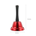thumbnail image 2 of HINTRMENT Round Metal Bell Red Iron 2Pcs For Ornament Use, 2 of 8