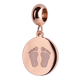 thumbnail image 1 of Charm para Pulsera LuckyLy, Dije de Huellitas Bebé Niña, Acero Inoxidable y Rosa, Modelo Capri rosa UNITALLA, 1 of 8