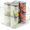 thumbnail image 3 of Sorbus Open Plastic Storage Bins Clear Pantry Organizer Box Bin Containers for Organizing Kitchen Fridge, Food, Snack Pantry Cabinet, Fruit, Vegetables, Bathroom Supplies (4-Pack), 3 of 6