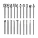 thumbnail image 1 of Kit De Brocas De Pulido, Lima Rotativa De Varias Formas De Acero De Alta Velocidad Para Madera, 1 of 8