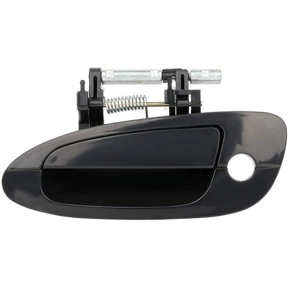 CCIYU Door Handle fit for 2002-2006 for Nissan Altima Exterior Front Driver Side Black