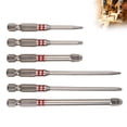 thumbnail image 2 of 6pcs Anti Slip PhillipsImpact Screwdriver Bit MagneticCross Head Drill Bits MirrorChrome S2 Steel Screw Driver Powerful Electric Tools, 2 of 9