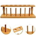 thumbnail image 3 of KAKOWELY Wood Test Tube Rack Laboratory Test tube Stand Useful Test Tube Organizer,10.04"X3.54"X2.36", 3 of 5