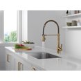 thumbnail image 6 of Delta 9613-Dst Essa 1.8 GPM Single Hole Pre-Rinse Pull Down Kitchen Faucet - Black, 6 of 7