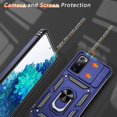 thumbnail image 4 of for Samsung Galaxy S20 FE Case with HD Screen Protector, Build in Ring Stand [Military Grade] Protective Case for Galaxy S20 FE 5G Case,Blue, 4 of 13