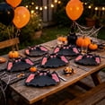 thumbnail image 3 of 10 Pack Halloween Bat Paper Plates, Disposable Party Dinnerware, Spooky Themed Plates for Holiday Gatherings, 3 of 5