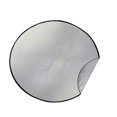 thumbnail image 1 of Tapis de Protection sous le Gril pour Patios (Argent-24 Pouces) Résistant à la Chaleur Ignifuge pour Foyer Rond de Jardin, 1 of 5