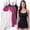 Black, White, Fuchsia, Charcoal, variant on Essential Basic Women Value Pack Deal Cami Tanks Adjustable Spagetti Strap Many Colors - Small to 3XL