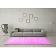 thumbnail image 3 of Ahgly Company Indoor Square Oriental Purple Traditional Area Rugs, 4' Square, 3 of 4
