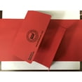 thumbnail image 2 of Pharmacy Rx Folder - 1 inch Spine - Fits 150 to 200 prescriptions - Red - 100 per Pack by Sponix BioRx, 2 of 4