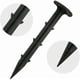 thumbnail image 1 of 100 x Plastic Garden Stakes, Ground Anchor for Mulch Cloth, Tarpaulin Hooks 110 mm, 1 of 3