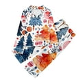 thumbnail image 1 of WEAIXIMIUNG Children's Christmas Print Long Sleeve Trousers Cardigan Children's Pyjamas Two Sets 7-8 Years, 1 of 4