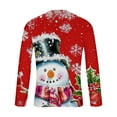 thumbnail image 5 of WXLWZYWL Men's Christmas Sweatshirt Crewneck Trendy Big and Tall Santa Printed Sweatshirts Pullover Tops Party Apparel, 5 of 5