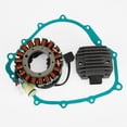 thumbnail image 4 of Estator magnético + rectificador de voltaje + junta para Yamaha YFM660 Grizzly YXR660 Rhino, 4 of 12