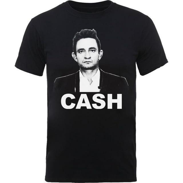 Johnny Cash Adult Face T-Shirt