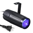 thumbnail image 1 of MGFED Style 1 Black Plastic Mini Pin Spot Light LED Stage Lighting 14.3*5.5cm, 1 of 9