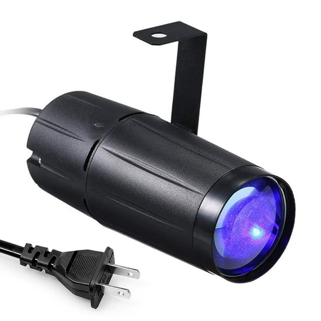 MGFED Style 1 Black Plastic Mini Pin Spot Light LED Stage Lighting 14.3*5.5cm