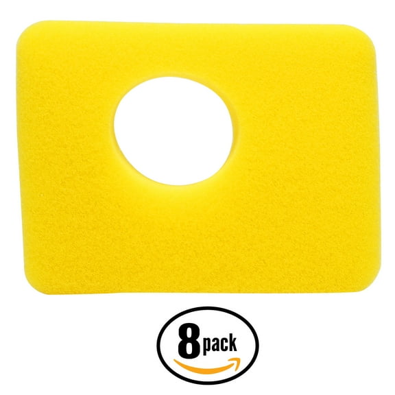 8-Pack Replacement Briggs & Stratton 09P702-0027-F1 Engine Air Cleaner Foam Filter - Compatible Briggs & Stratton 799579 Filter