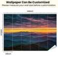 thumbnail image 3 of Peel and Stick Wallpaper Waterproof North Blue Ridge Parkway Sunrise Asheville NC Wall Mural Decor Self Adhesive and Removable 100in x 144in, 3 of 8