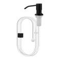 thumbnail image 6 of Sioweci Soap Dispenser for Kitchen Sink Stainless Steel Countertop Pump with 1m Extension Tube Kit 360-degree Rotation Anti-Corrosion Hand Wash Pump for Home Cafe Restaurant Black 1M, 6 of 13