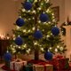 thumbnail image 4 of 12 bolas navideñas de terciopelo flocadas, adornos navideños de plástico, adornos colgantes decorativos para árbol de Navidad, decoración de 2,4 cm., 4 of 6