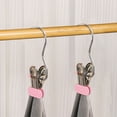 thumbnail image 5 of Stainless Steel Hanging Clips with Hooks, 12-pack Space Saving Rotating Clips for Pants, Hats & Towels, Non-slip Grip & 360° Swivel for Organized Closets, Dorms, Laundry Rooms & Travel Use, 5 of 5