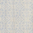 thumbnail image 6 of SAFAVIEH Cambridge Leslie Geometric Wool Area Rug, Light Blue/Ivory, 10' x 14', 6 of 6
