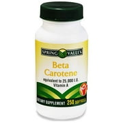 Spring Valley Beta Carotene 250-Count