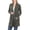 Ash Grey, variant on Womens Slouchy Long Sleeve Open Front Draped Cardigan Sweater