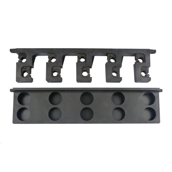 MOMOJIA Fishing Poles Display Storage Rack Fishing Rod Holder Stand Horizontal Support 10 Rod Rack Fishing Accessories Enduring