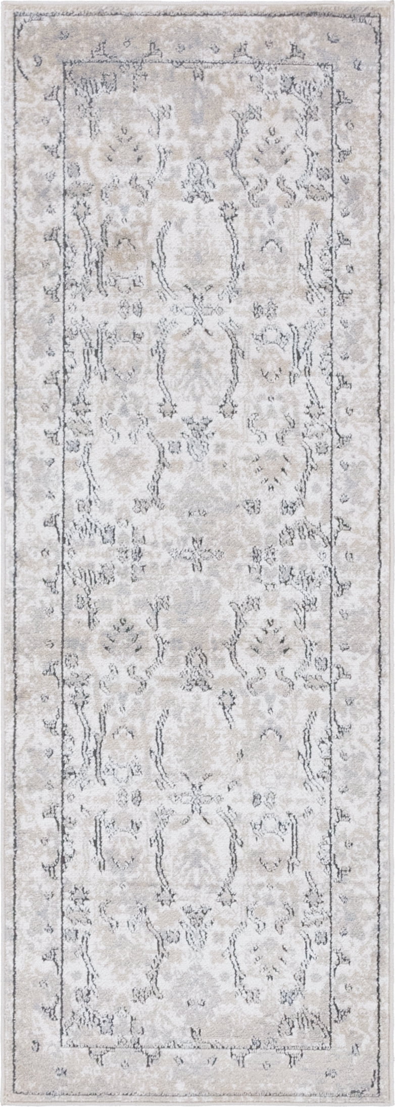 Unique Loom Vintage Floral Central Portland Area Rug or Runner