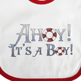 thumbnail image 4 of Inktastic Ahoy It's a Boy Boys Baby Bib, 4 of 4