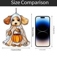 thumbnail image 3 of 2D Flat Hanging Window Decoration, Acrylic Stained Glass Light Catcher With Puppy Ghost Design, Creative Craft Pendant For Home Wall Door Porch Decoration, 3 of 4