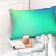 thumbnail image 4 of Fotbe blue green colors Funda de Almohada Decorativa Estilo Occidental, Lujo en Algodón, Fundas para Almohadas King, Cojín Estampado para Decoración del Hogar-14"x20", 4 of 6