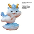 thumbnail image 7 of Hariumiu Dragon Ornament Dragon Shape Mini Ornament for New Year Home Decoration Durable Adorable Resin Dragon Figurine Mini Dragon Figurine, 7 of 7