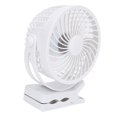 thumbnail image 1 of Small Fan, 2H 4H 6H Timer Clip On Fan USB Rechargeable  for Indoor Outdoor, 1 of 7