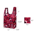 thumbnail image 2 of Wrapables Small JoliBag Nylon Reusable Grocery Bag, 2 Pack, Cats & Dogs, 2 of 5