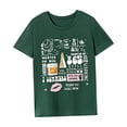 thumbnail image 4 of Camiseta para mujer Strade Fareast Limited verano Suave Ropa Deportiva Cuello Redondo XXL verde, 4 of 7