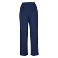thumbnail image 7 of High Waist Wide Leg Yoga Pants Women Tummy Control Bootcut Flare Lounge Leggings Comfy Loose Casual Workout Drawstring, 7 of 7