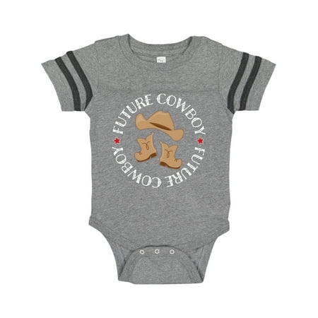 

Inktastic Future Cowboy Hat and Boots Gift Baby Boy Bodysuit