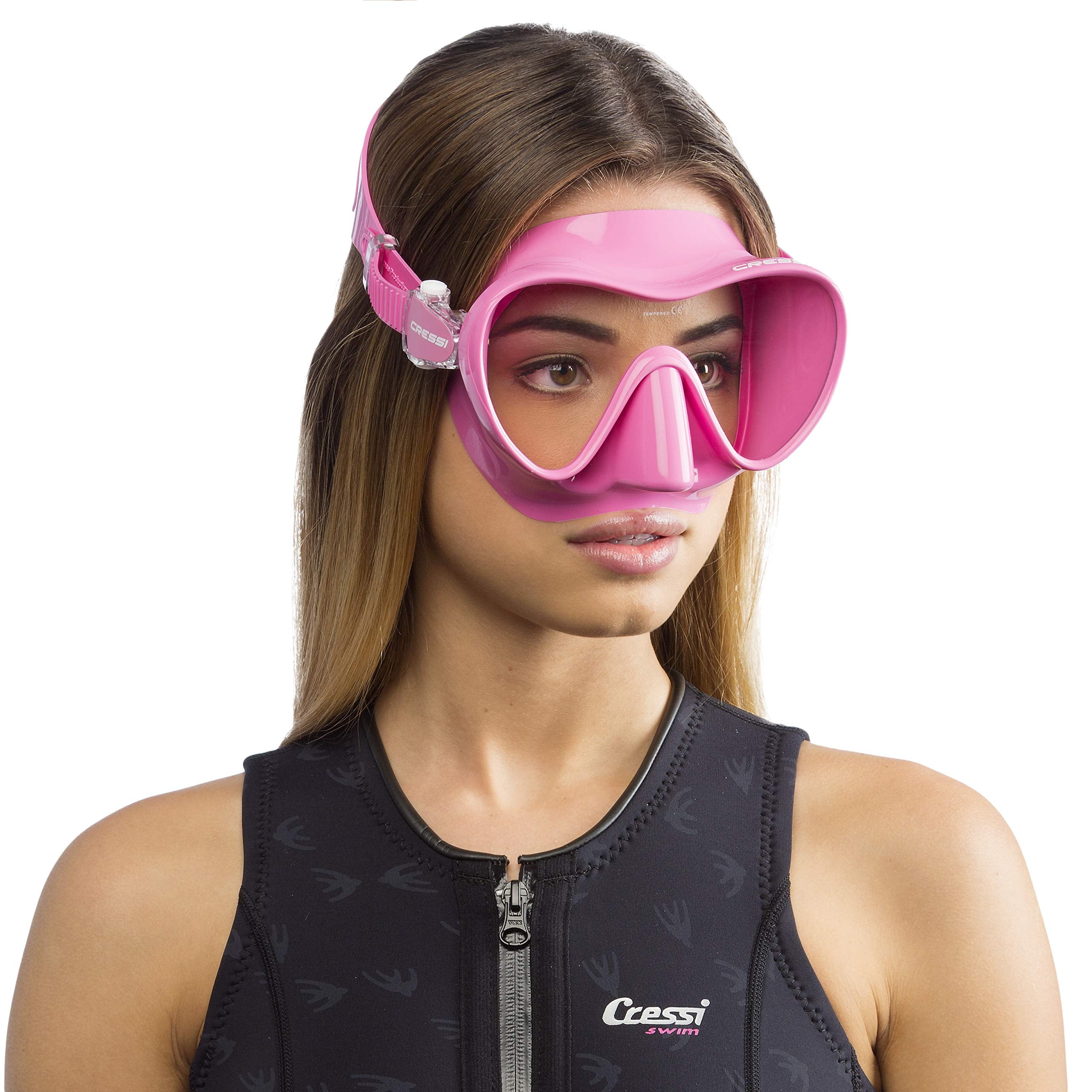 Cressi Zs1 Dive Mask And Corsica Snorkel Set, Pink Fluo : Target