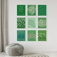 thumbnail image 3 of PixonSign Framed Canvas Print Wall Art Set - Multicolor Wildflowers in Green Poster Arts - Set of 9 Nature Wilderness Floral Botanical Vintage Wall Décor for Home Decoration - 12"x16" White, 3 of 5