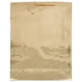 thumbnail image 2 of JAM Foil Gift Bags, Large, 10 x 13 x 5, Gold, 100/Pack, 2 of 2