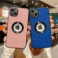 thumbnail image 3 of Compatible with iPhone 14 Pro Max Case Glitter Bling Sparkly Shiny Case Camera Protection Soft TPU Shockproof Back Cover for Women Girl Pink, 3 of 7