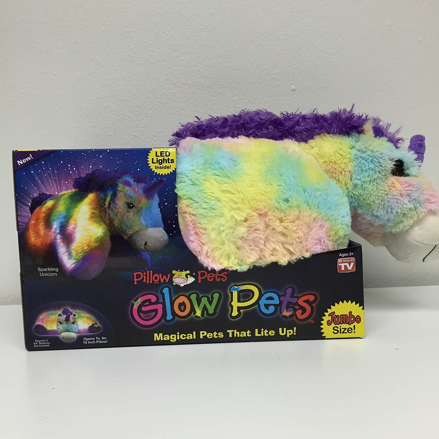 Jumbo Shimmering Seal Pillow Pet Walmart Com