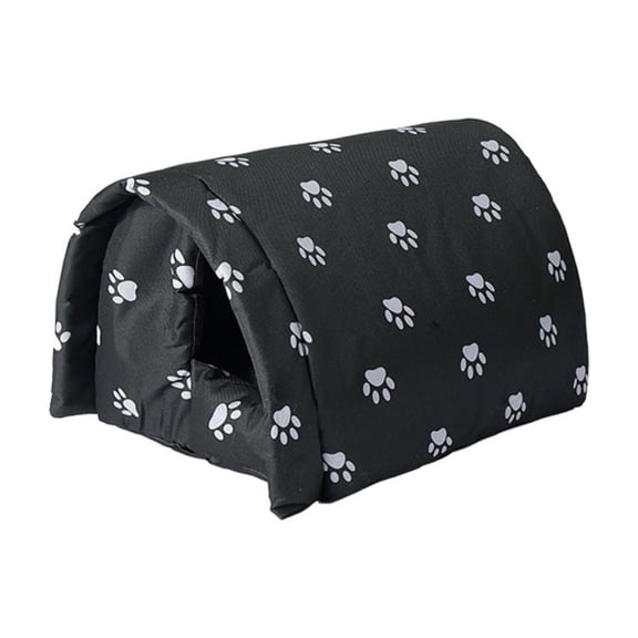 Outdoor Feral Cats Shelter Cats Houses for Outdoor Cats Winter Insulated Waterproofs, Cats House Thickened Weatherproofs Foldable, Stray Cats Shelter One SizeOne Size