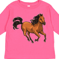 thumbnail image 4 of Inktastic Wild Mustang Horse Galloping Boys or Girls Long Sleeve Toddler T-Shirt, 4 of 5