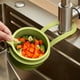 thumbnail image 5 of Cesta de fregadero colgante | Organizador de colador de cocina | Separador de residuos de alimentos y filtro de lavado de frutas | Cesta de drenaje plegable multifuncional | Material duradero y, 5 of 6