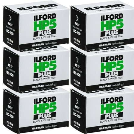 6 Rolls Ilford Hp5 Plus 135 36 B W 400 36 Exposure Black And White
